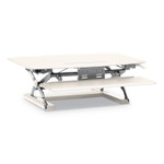 HON Coordinate Portable Desktop Riser, 35.04" x 31.1" x 5" to 16.54", White (BSXRISERWHT) View Product Image