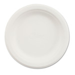 Chinet Paper Dinnerware, Plate, 6" dia, White, 1,000/Carton
