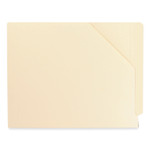 Smead End Tab Jackets with Reinforced Tabs, Straight Tab, Letter Size, 11-pt Manila, 100/Box