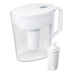 Classic Water Filter Pitcher, 40 oz, 5 Cups, Clear (CLO36089EA) Product Image 