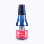 COSCO 2000PLUS Self-Inking Refill Ink, 0.9 oz. Bottle, Black (COS032962) View Product Image