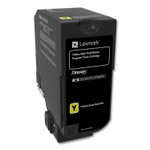 Lexmark 84C1HY0 Return Program Unison High-Yield Toner, 16,000 Page-Yield, Yellow
