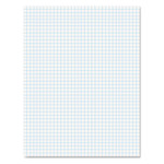 Ampad Quadrille Pads, Quadrille Rule (4 sq/in), 50 White (Heavyweight 20 lb Bond) 8.5 x 11 Sheets View Product Image