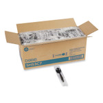 Dixie Individually Wrapped Heavyweight Soup Spoons, 5.75", Plastic, Black, 1,000/Carton