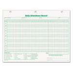 TOPS Daily Attendance Card, One-Part (No Copies), 11 x 8.5, 50 Forms Total View Product Image