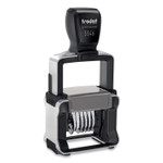 Trodat Professional Self-Inking Numberer, Six Bands/Digits, Type Size: 1 1/2, Black (USST5546) View Product Image