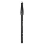 Paper Mate Eraser Mate Ballpoint Pen, Stick, Medium 1 mm, Black Ink, Black Barrel, Dozen (PAP3930158) View Product Image