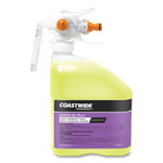 Coastwide Professional DC Plus Neutral Disinfectant-Cleaner Concentrate for EasyConnect Systems, Lemon Scent, 3.17 qt Bottle, 2/Carton (CWZ24381054) View Product Image