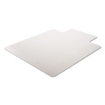 deflecto DuraMat Moderate Use Chair Mat for Low Pile Carpet, 45 x 53, Wide Lipped, Clear (DEFCM13233) View Product Image