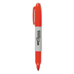 Sharpie Super Permanent Marker, Fine Bullet Tip, Red, Dozen (SAN33002) View Product Image