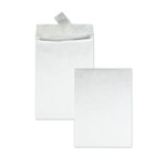 Survivor Heavyweight 18 lb Tyvek Open End Expansion Mailers, #13 1/2, Square Flap, Redi-Strip Adhesive Closure, 10 x 13, White, 100/CT QUAR4200