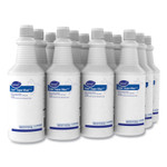 Diversey Crew Super Blue Mild Acid Bowl Cleaner, Citrus, 32 oz Squeeze Bottle, 12/Carton