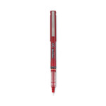 Pilot Precise V7 Rollerball Pen, Stick, Fine 0.7 mm, Red Ink, Red/Clear Barrel, Dozen
