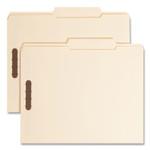Smead Top Tab Fastener Folders, 1/3-Cut Tabs: Right, 0.75" Expansion, 2 Fasteners, Letter Size, Manila Exterior, 50/Box