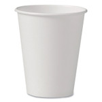 SOLO Uncoated Paper Cups, Hot Drink, 8 oz, White, 1,000/Carton (SCCU508NU) View Product Image