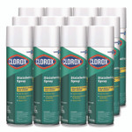 Clorox Disinfecting Spray, Fresh, 19 oz Aerosol Spray, 12/Carton