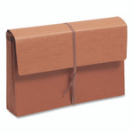 Smead Redrope Expanding Wallets, 3.5" Expansion, 1 Section, Cloth Tie Closure, Legal Size (9.5" x 14.75"), Redrope