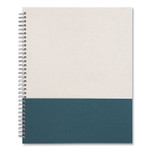 TRU RED Wirebound Hardcover Notebook, 1-Subject, Narrow Rule, Gray/Teal Cover, (80) 11 x 8.5 Sheets