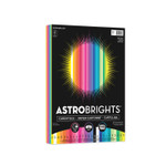 Astrobrights Color Cardstock, 65 lb Cover Weight, 8.5 x 11, Assorted Colors, 100/Pack (WAU91398) View Product Image