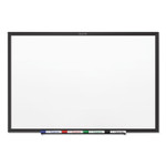 Quartet Classic Series Nano-Clean Dry Erase Board, 48" x 36", White Surface, Black Aluminum Frame