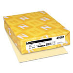 Neenah Paper Exact Index Card Stock, 110 lb Index Weight, 8.5 x 11, Ivory, 250/Pack (WAU49581) View Product Image