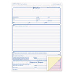 Adams Contractor Proposal Form, Three-Part Carbonless, 8.5 x 11.44, 50 Forms Total