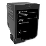 Lexmark 74C1HK0 Return Program Unison High-Yield Toner, 20,000 Page-Yield, Black (LEX74C1HK0) View Product Image