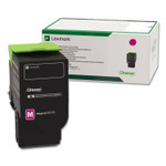 Lexmark 78C1UM0 Return Program Toner, 7,000 Page-Yield, Magenta (LEX78C1UM0) View Product Image