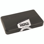 Carter's Pre-Inked Micropore Stamp Pad, 4.25" x 2.75", Black