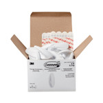 Command Designer Hooks, Large, Plastic, White, 5 lb Capacity, 16 Hooks and 24 Strips/Pack (MMM17083S16NA) View Product Image