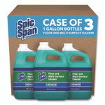 Spic and Span Liquid Floor Cleaner, 1 gal Bottle, 3/Carton