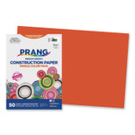Prang SunWorks Construction Paper, 50 lb Text Weight, 12 x 18, Orange, 50/Pack (PAC6607) View Product Image