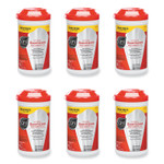 Sani Professional No-Rinse Sanitizing Multi-Surface Wipes, Unscented, White, 95/Container, 6/Carton