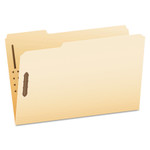 Pendaflex Manila Fastener Folders, 1/3-Cut Tabs, 2 Fasteners, Legal Size, Manila Exterior, 50/Box