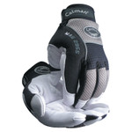 Caiman White Goat Grain Leather Palm Gloves  X-Large  White/Black/Gray (607-2955-Xl) Product Image 