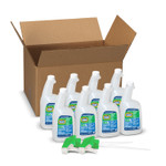 Comet Disinfecting-Sanitizing Bathroom Cleaner, 32 oz Trigger Spray Bottle, 8/Carton