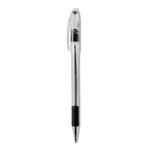 Pentel R.S.V.P. Ballpoint Pen, Stick, Fine 0.7 mm, Black Ink, Clear/Black Barrel, Dozen (PENBK90A) View Product Image