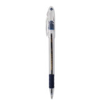 Pentel R.S.V.P. Ballpoint Pen, Stick, Medium 1 mm, Blue Ink, Clear/Blue Barrel, Dozen View Product Image