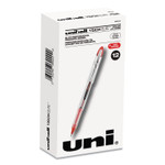 uniball VISION ELITE Roller Ball Pen, Stick, Bold 0.8 mm, Red Ink, White/Red Barrel (UBC69023) View Product Image