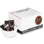 Distant Lands Coffee Coffee Portion Packs, 1.5oz Packs, 100% Colombian, 42/Carton