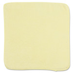 Rubbermaid Commercial Microfiber Cleaning Cloths, 12 x 12, Yellow, 24/Pack (RCP1820580) View Product Image