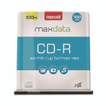 Maxell CD-R Discs, 700 MB/80 min, 48x, Spindle, Silver, 100/Pack