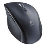 Logitech M705 Marathon Wireless Laser Mouse, 2.4 GHz Frequency/30 ft Wireless Range, Right Hand Use, Black (LOG910001935) View Product Image