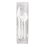 SOLO Reliance Mediumweight Cutlery Kit, Knife/Fork/Spoon, White, 500 Kits/Carton (SCCRSW7Z) View Product Image