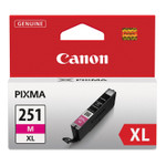 Canon 6450B001 (CLI-251XL) ChromaLife100+ High-Yield Ink, 680 Page-Yield, Magenta View Product Image