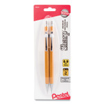 Pentel Sharp Mechanical Pencil, 0.9 mm, HB (#2), Black Lead, Yellow Barrel, 2/Pack View Product Image