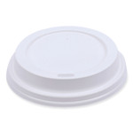 Boardwalk Deerfield Hot Cup Lids, Fits 10 oz to 20 oz Cups, White, Plastic, 50/Pack, 20 Packs/Carton (BWKDEERHLIDW) View Product Image