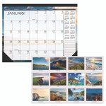 Recycled Earthscapes Desk Pad Calendar, Seascapes Photography, 22 x 17, Black Binding/Corners,12-Month (Jan to Dec): 2026 Recycled Earthscapes Desk Pad Calendar, Seascapes Photography, 22 x 17, Black Binding/Corners,12-Month (Jan to Dec): 2026