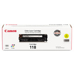 Canon 2659B001 (118) Toner, 2,900 Page-Yield, Yellow View Product Image