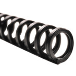 GBC ProClick Easy Edit Spines, 1/2" Diameter, 85 Sheet Capacity, Black, 25/Pack
